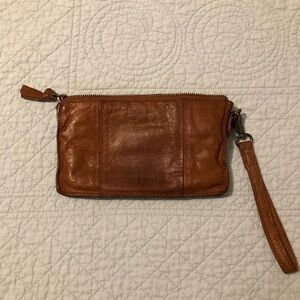 Day & Mood Anthropologie Anni leather wristlet clutch.